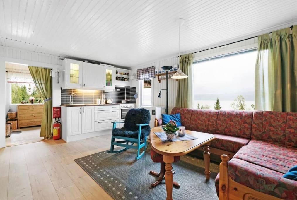 Cozy Cabin With A Great View Skamdal Bagian luar foto