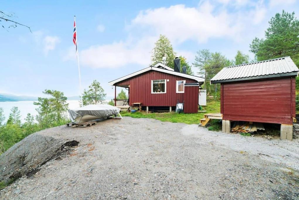 Cozy Cabin With A Great View Skamdal Bagian luar foto